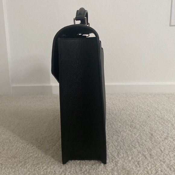 CELINE | Cartable medium briefcase in shiny grained calfskin - Picture 4 of 9